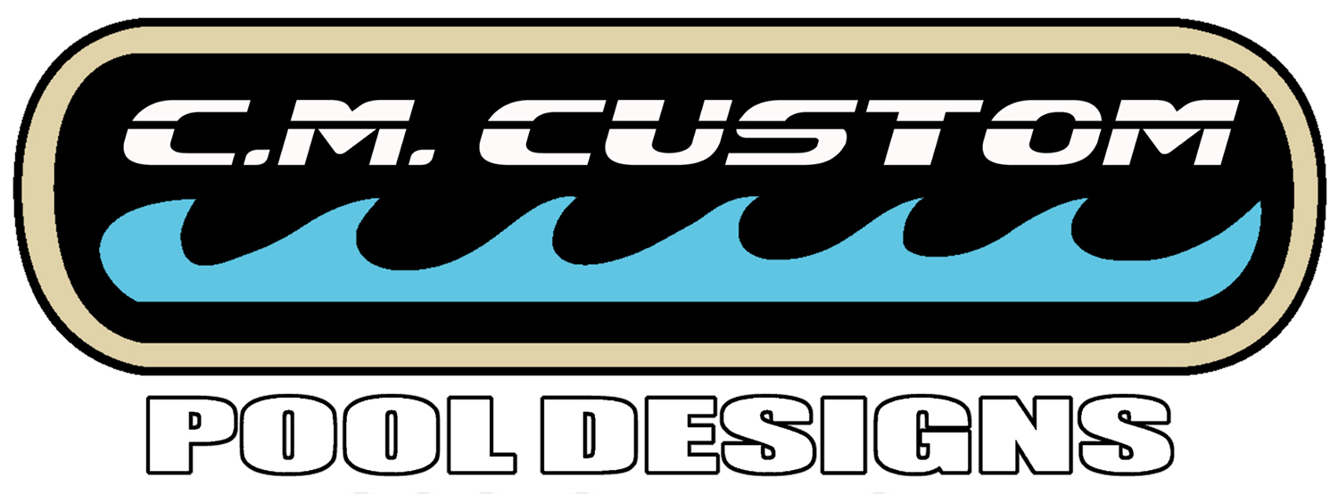 CM Custom Pool Designs logo